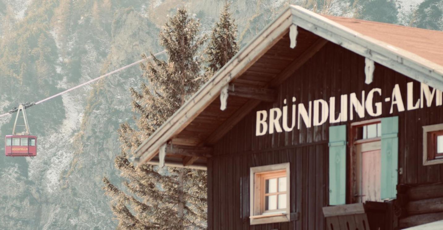 Bruendling-Alm Berggasthof Auf 1167M Auf Dem Hochfelln Bergen  Zewnętrze zdjęcie