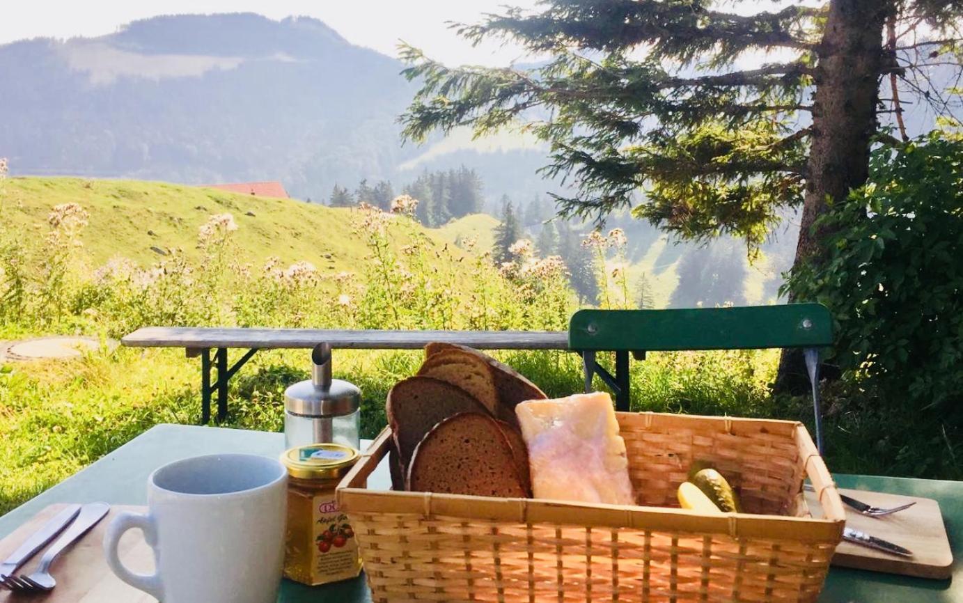 Bruendling-Alm Berggasthof Auf 1167M Auf Dem Hochfelln Bergen  Zewnętrze zdjęcie